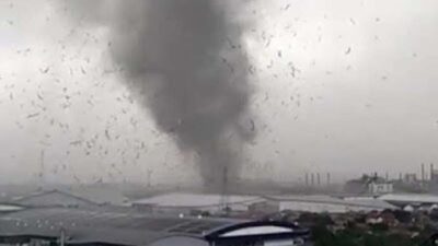 Puting Beliung di Cikarang, Belasan Rumah Rusak Parah