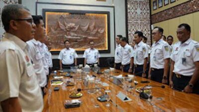 Jajaran KAI Divre II Sumbar saat rapat penutupan operasi Ramadan