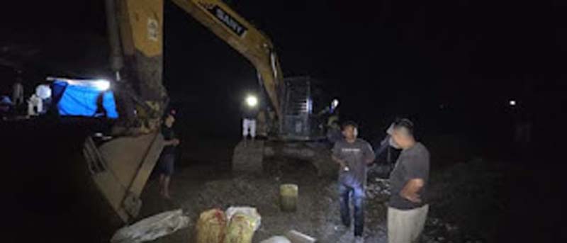 Polisi tertibkan tambang emas ilegal di Pasaman.