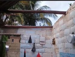 Hujan Deras Disertai Angin Kencang Hantam Dua Desa di Parittiga