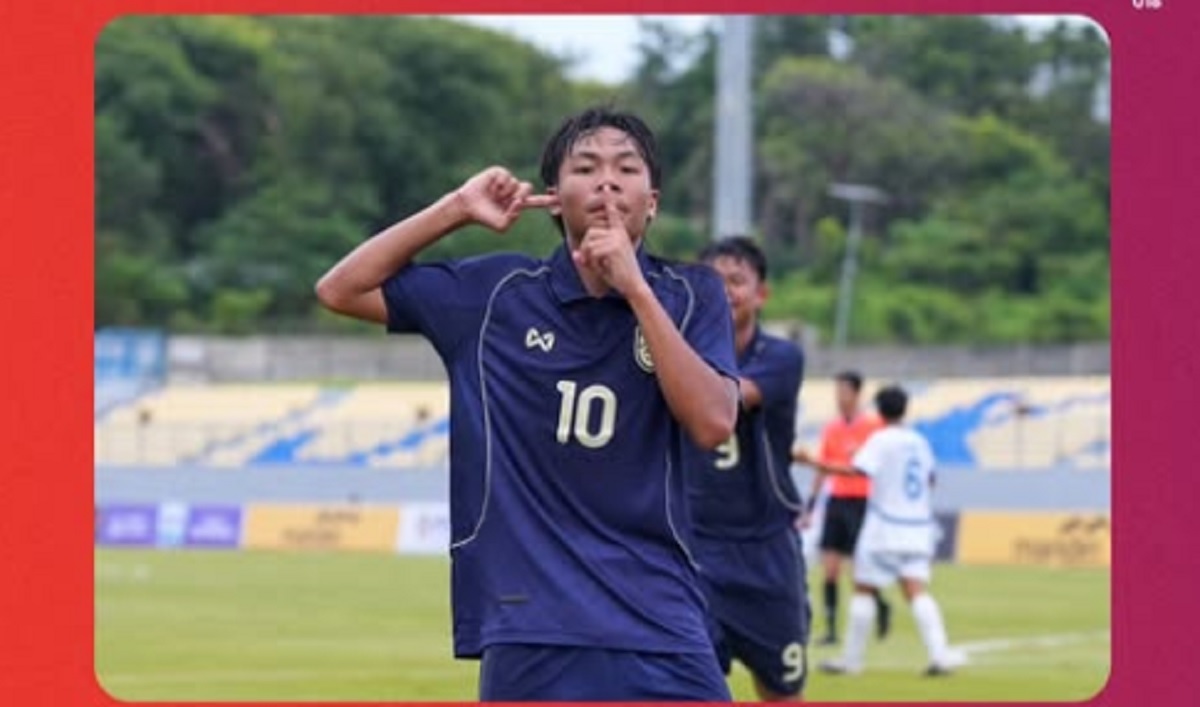 Timnas Thailand U-17 menang 5-1 atas Timnas Filipina U-17 di Piala AFF U-17 2026.
