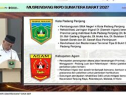 Pemkab Agam Usulkan Perbaikan Jalan, Irigasi, dan Rehabilitasi DAS ke Pemprov Sumbar