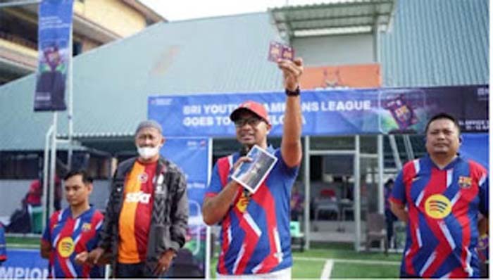 BRI Region 3 Padang menggelar kegiatan “BRI Youth Champions League Goes to Barcelona”.