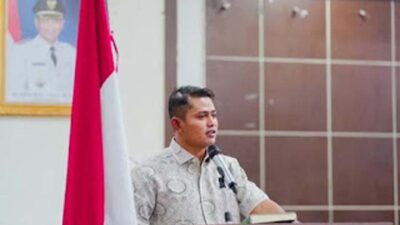 Bupati Solok Jon Firman Pandu di Solok.