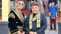 Bupati Agam, Benni Warlis, menghadiri kegiatan adat Malewakan Gala Datuak Bagindo.