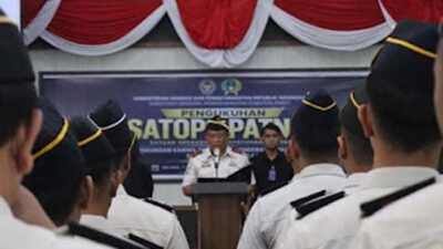 ​Kanwil Ditjen PAS Sumbar Kukuhkan Satops Patnal di lapas Padang.