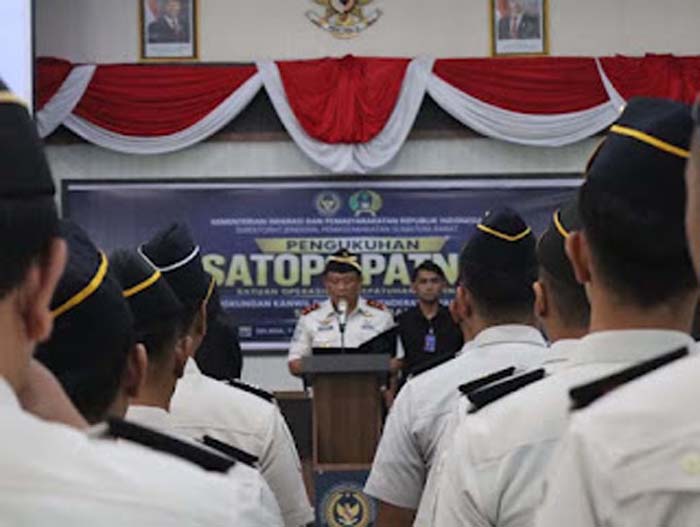 ​Kanwil Ditjen PAS Sumbar Kukuhkan Satops Patnal di lapas Padang.