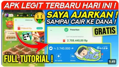 Cuma Main Game, Bisa Cairkan Saldo Dana! Ini Fakta Aplikasi Panjoy.