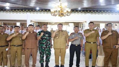 Wali Kota Pariaman membuka acara seleksi calon Paskibraka tahun 2026.