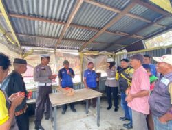 Polantas Menyapa, Satlantas Polres Pasbar Sambangi Pengemudi Ojek di Kawasan Padang Tujuh 