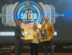 Konsisten Lakukan Transformasi Digital, Dirut dan Direktur Operasi PLN Icon Plus Terima Best 50 CEO & Best COO Awards 2026
