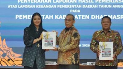 Dharmasraya Raih Opini WTP atas LKPD 2025.