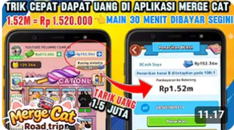 Cara Mudah Menghasilkan Uang dengan Game Merge Cats, Tutorial Lengkap untuk Pemula.