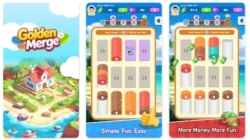 Golden Merge, Game Teka-Teki yang Menghadiahkan Uang Tunai, Ini Cara Menghasilkan Uang.