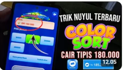 Bukti Pembayaran Color Sort 2026! Dari Bermain Game Bisa Dapat Rp160.000!