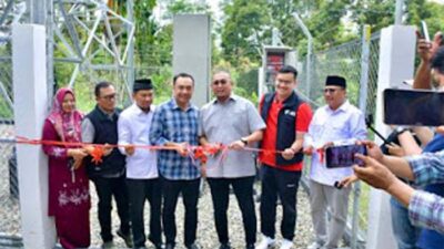 BTS Telkomsel di Malalak Selatan Diresmikan.