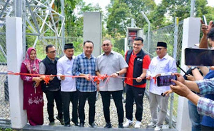 BTS Telkomsel di Malalak Selatan Diresmikan.