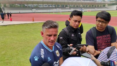 John Herdman senang para pemain Timnas Indonesia latihan penuh semangat.