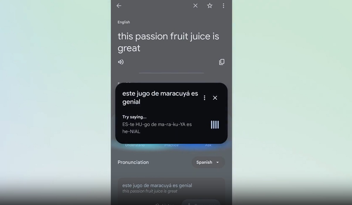 Google Translate meluncurkan fitur Pronunciation Practice.