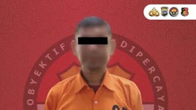 Kepolisian berhasil menangkap seorang pria berinisial R (42).