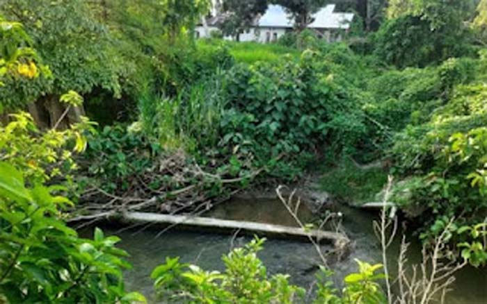 Kondisi kerusakan sheet pile di aliran sungai batang piaman.