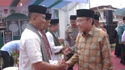 Wawako Padang Maigus Nasir menghadiri MTQN) ke-42 Tingkat Kecamatan Lubeg.