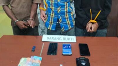 Residivis Narkoba di Pariaman Digerebek Saat Hendak Pesta Sabu di Rumah Istri.