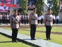 Kapolres Pasaman Barat Pimpin Upacara Pelantikan Kasat Reskrim dan Sertijab Kapolsek Pasaman