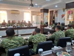 Danrem 052/Wijayakrama Terima Kunjungan Tim Audit Itjen TNI TA 2026