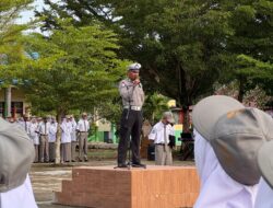 Satlantas Polres Pasbar Gencar Sosialisasikan Tertib Berlalu Lintas Lewat Kegiatan “Police Go to School”