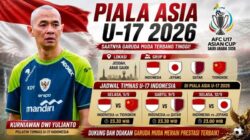 Timnas U-17 Indonesia siap tempur hadapi Timnas China nanti malam pada laga perdana Piala Asia U-17 2026. (DOK.PSSI/PONTIANAK POST)