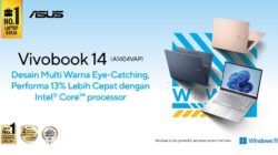 Laptop kerja ASUS.