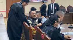 Mantan Wakil Kepala BSSN Komjen (Purn) Dharma Pongrekun hadir dalam sidang lanjutan di Mahkamah Konstitusi.