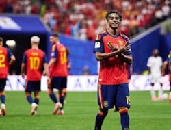 Lamine Yamal Cetak Gol, Spanyol Tunjukkan Permainan Agresif Sejak Awal Laga