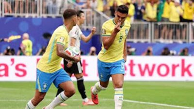 Timnas Brasil berhasil membalikkan keadaan dan mengalahkan Jepang.