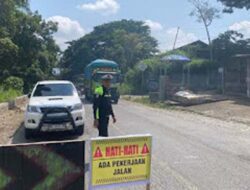Proyek Bahu Jalan di Talang Picu Rekayasa Lalu Lintas, Polisi Terapkan Buka-Tutup