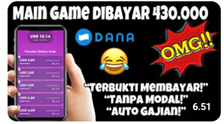 Game Gratis yang Bisa Menambah Saldo Dana, Begini Cara Dapat Uangnya.