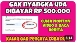 Bermain Game, Menonton Video, dan Mengundang Teman Bisa Hasilkan Uang.