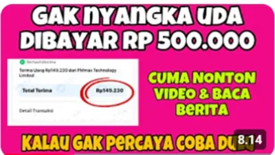 Bermain Game, Menonton Video, dan Mengundang Teman Bisa Hasilkan Uang.