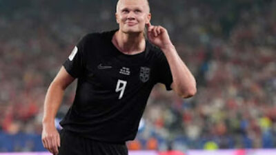 Striker Norwegia, Erling Haaland.