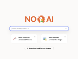 Tak Semua Suka AI, DuckDuckGo Sediakan Mesin Pencari Versi “Bersih”