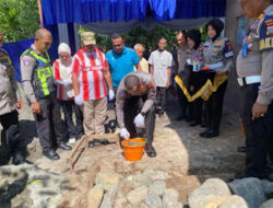 Program Bedah Rumah Jadi Bakti Sosial Polda Sumatera Barat untuk Warga Kurang Mampu di Pasie Nan Tigo