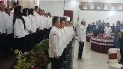 Pengukuhan Pengurus Forki Sumbar periode 2025-2029.