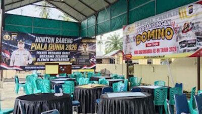Polres Pasbar Gelar Turnamen Domino untuk Umum.