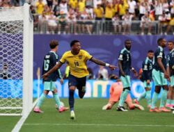 Gol Nilson Angulo Antar Ekuador Taklukkan Jerman dan Amankan Tiket Fase Gugur