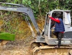 Tambang Emas Ilegal Digulung, Ekskavator Disita