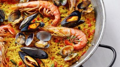 Makanan khas Spanyol.