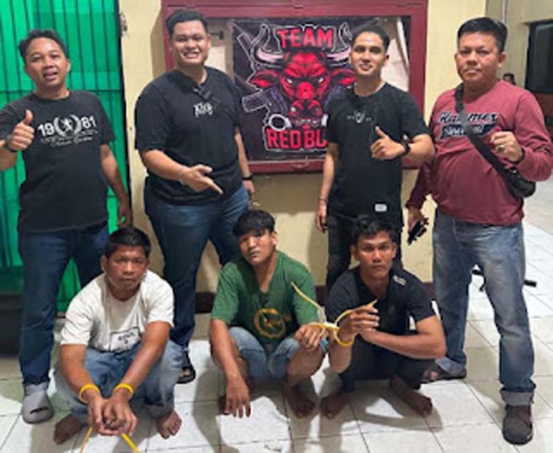 Tiga Pemuda Diciduk Polsek Lubuk Kilangan Saat Sedang Mengisap Narkoba