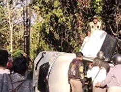 Ayla dan Avanza Terlibat Kecelakaan di Pangandaran, Arus Lalu Lintas Sempat Tersendat