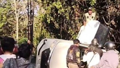 Ayla dan Avanza Terlibat Kecelakaan di Pangandaran, Arus Lalu Lintas Sempat Tersendat